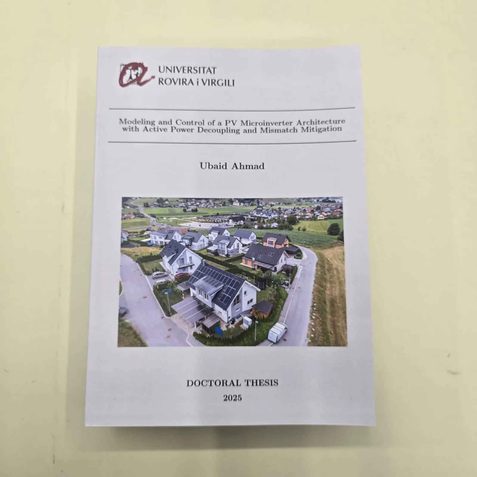 Acabado final de una tesis doctoral